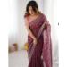 Picture of Well Formed Silk Brown Saree