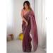 Picture of Well Formed Silk Brown Saree