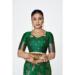 Picture of Taking Silk Forest Green Saree
