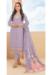 Picture of Wonderful Cotton Purple Straight Cut Salwar Kameez