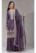 Picture of Resplendent Chiffon Purple Straight Cut Salwar Kameez