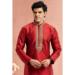 Picture of Sublime Silk Maroon Kurtas
