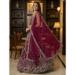 Picture of Radiant Net Saddle Brown Lehenga Choli