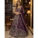 Picture of Nice Net Dim Gray Lehenga Choli