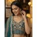 Picture of Taking Net Dark Slate Grey Lehenga Choli