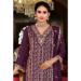 Picture of Magnificent Chiffon Brown Straight Cut Salwar Kameez