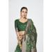 Picture of Excellent Silk Dark Olive Green Saree