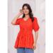 Picture of Admirable Rayon Tomato Kurtis & Tunic