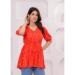 Picture of Admirable Rayon Tomato Kurtis & Tunic