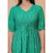Picture of Graceful Rayon Dark Turquoise Kurtis & Tunic