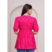 Picture of Well Formed Rayon Deep Pink Kurtis & Tunic