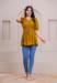 Picture of Delightful Rayon Dark Golden Rod Kurtis & Tunic
