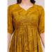 Picture of Delightful Rayon Dark Golden Rod Kurtis & Tunic