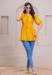 Picture of Beauteous Rayon Orange Kurtis & Tunic