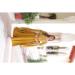 Picture of Marvelous Chiffon Chocolate Readymade Gown