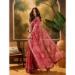 Picture of Well Formed Cotton & Linen Indian Red Saree