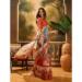 Picture of Stunning Cotton & Linen Fire Brick Saree