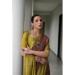 Picture of Excellent Silk Dark Olive Green Saree