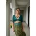 Picture of Taking Silk Dark Olive Green Saree