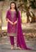 Picture of Delightful Rayon Purple Readymade Salwar Kameez