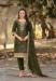 Picture of Rayon Dark Olive Green Readymade Salwar Kameez