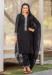 Picture of Resplendent Georgette Black Readymade Salwar Kameez