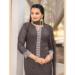 Picture of Bewitching Georgette Dim Gray Readymade Salwar Kameez
