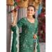 Picture of Beautiful Silk Sea Green Readymade Salwar Kameez