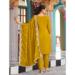 Picture of Superb Silk Orange Readymade Salwar Kameez