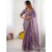 Picture of Bewitching Silk Violet Saree