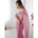 Picture of Classy Silk Pink Saree
