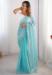 Picture of Pleasing Silk Light Blue Saree