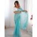 Picture of Pleasing Silk Light Blue Saree