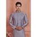 Picture of Pleasing Silk Light Slate Grey Kurtas