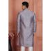 Picture of Pleasing Silk Light Slate Grey Kurtas
