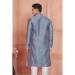 Picture of Appealing Silk Light Slate Grey Kurtas