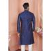 Picture of Splendid Silk Dark Slate Blue Kurtas