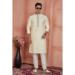 Picture of Charming Silk Off White Kurtas