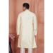 Picture of Charming Silk Off White Kurtas