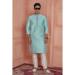 Picture of Splendid Silk Light Steel Blue Kurtas