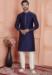 Picture of Beautiful Silk Dark Slate Blue Kurtas