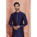 Picture of Beautiful Silk Dark Slate Blue Kurtas