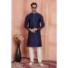 Picture of Beautiful Silk Dark Slate Blue Kurtas