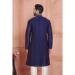 Picture of Beautiful Silk Dark Slate Blue Kurtas