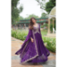 Picture of Pretty Georgette Blue Violet Readymade Gown