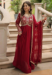 Picture of Superb Georgette Maroon Readymade Gown