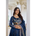 Picture of Ideal Silk Midnight Blue Readymade Lehenga Choli