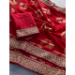 Picture of Bewitching Georgette Dark Red Saree