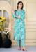 Picture of Rayon Medium Aqua Marine Readymade Salwar Kameez