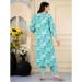 Picture of Rayon Medium Aqua Marine Readymade Salwar Kameez